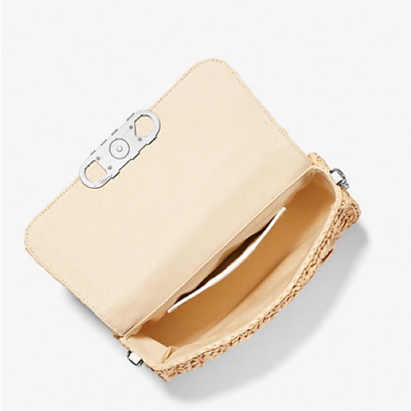 Michael Kors Tan Woven Shoulder Bag - Picture 2 of 12